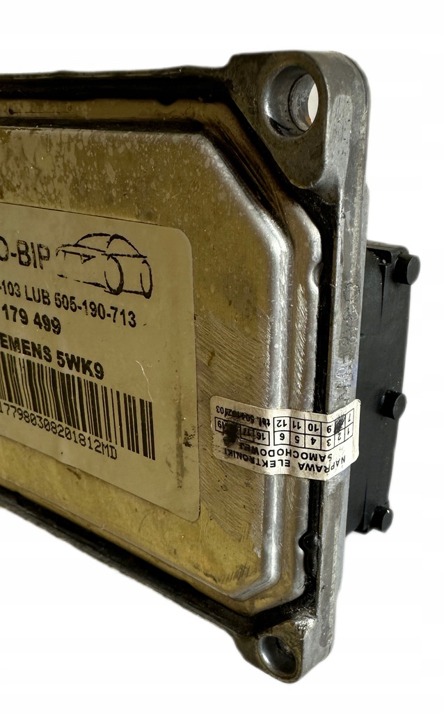 фото №5, Бортовой компьютер блок управления двигателя opel vectra c 1.8 бензин 09179499