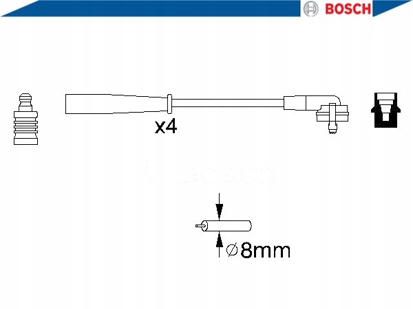 фото №4, Провода зажигания ford bosch