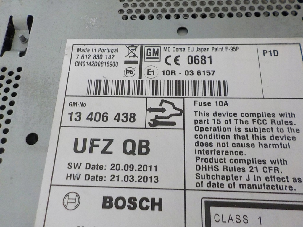 Opel zafira b радіо навігація заводська 13406438 Ціна