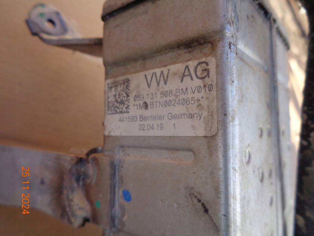 фото №2, Радиатор выхлопных газов egr audi a6 a7 q7 4m 4k 80a 059131508bm .