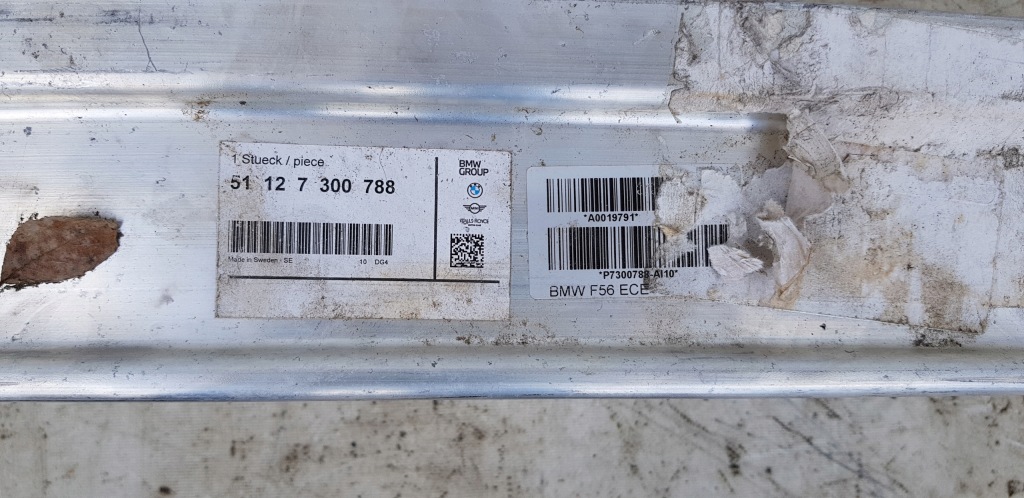 фото №3, Балка бампера задняя mini cooper f55 f56