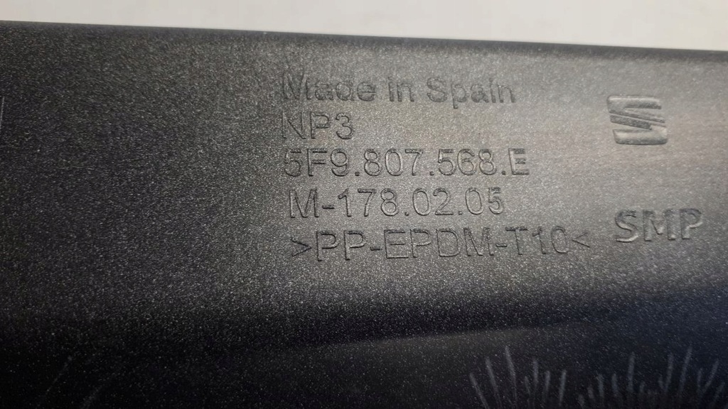 фото №7, Seat leon 3 kombi дифузор спойлер бампера задня