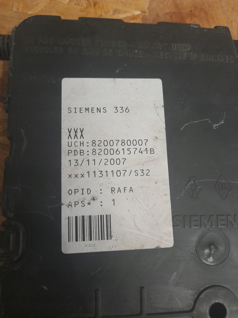 фото №1, Bsi renault laguna ii 8200780007 u118400140j