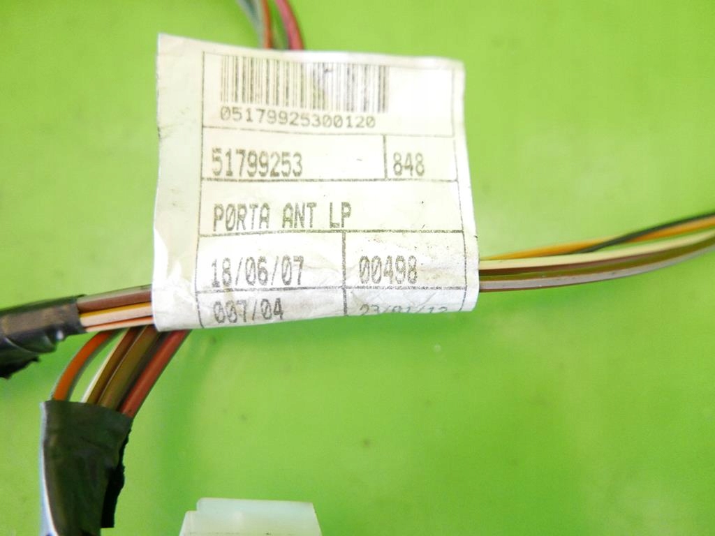 фото №8, Жгут электропроводка дверь правая перед lancia musa i