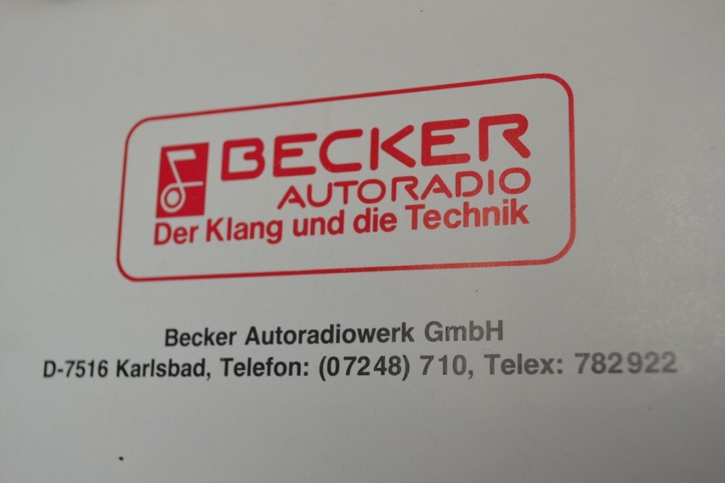 фото №10, Mercedes w126 радіопрогравач becker grand prix