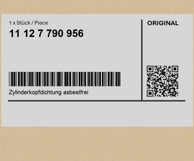 фото №1, Прокладка главный. двигателя безасбестовая mini r50