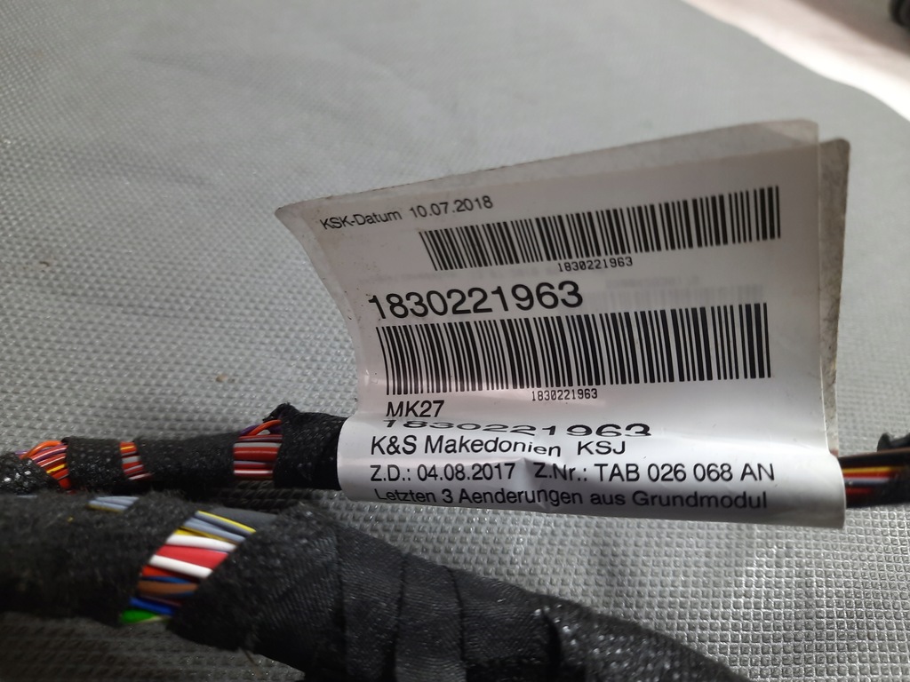 фото №9, Audi a5 18- электропроводка жгут панели приборной панели 8w0971679d usa