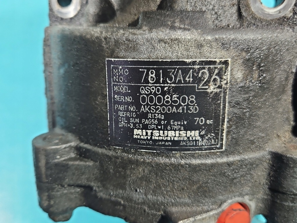 фото №8, Компресор кондиціонера компресор peugeot 4007 7813a426 aks200a413d