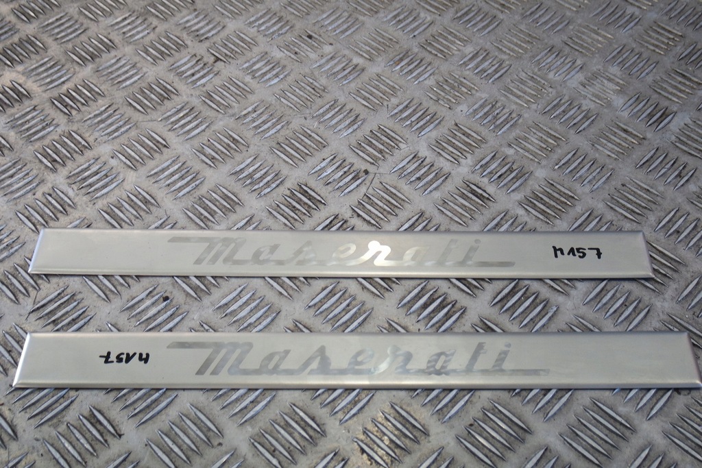 фото №1, Накладки молдинг порогові декоративні maserati ghibli m157