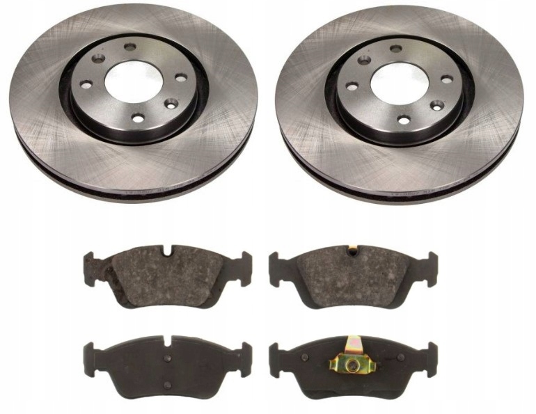фото №1, Гальмівні диски + гальмівні колодки перед bmw 3 e36 e46 286mm вентильовані