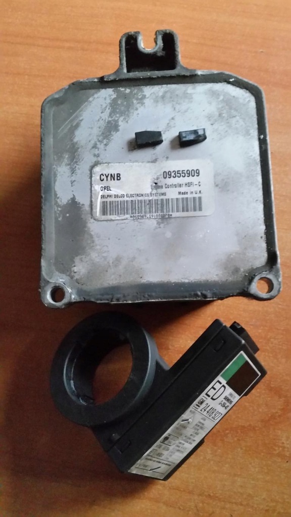 фото №1, Набор стартовый бортовой компьютер opel astra ii g 1.4