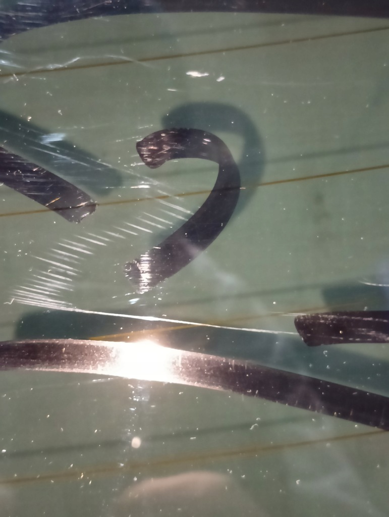 фото №5, Стекло задняя ford edge 2014- as3- тонированная оригинал царапины