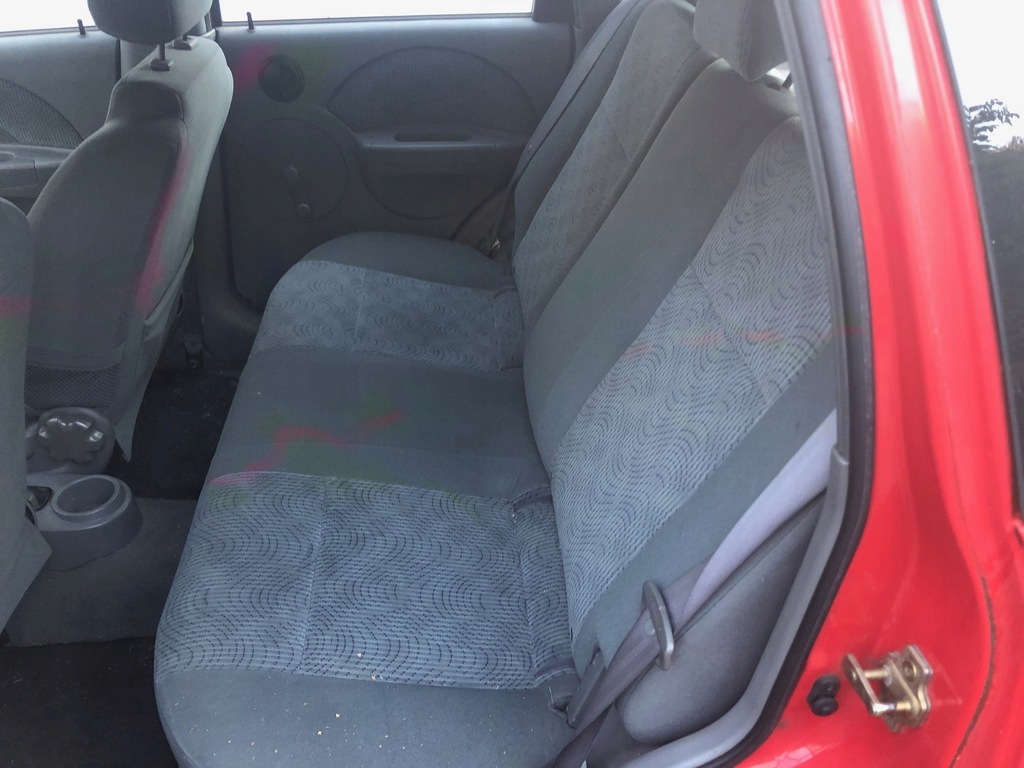 фото №1, Kalos aveo t200 03-06 заднее сиденье задняя подголовники ручка кронштейн замок ручка hb 5d