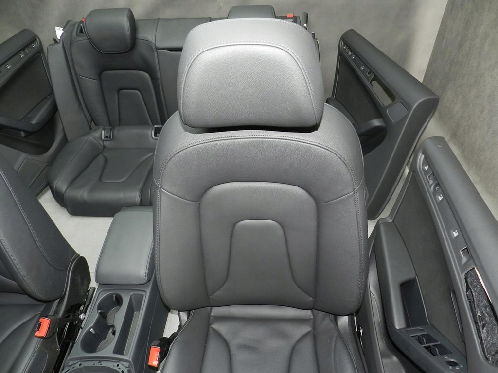 фото №6, Audi a5 8t сиденья обшивки кожа сиденья