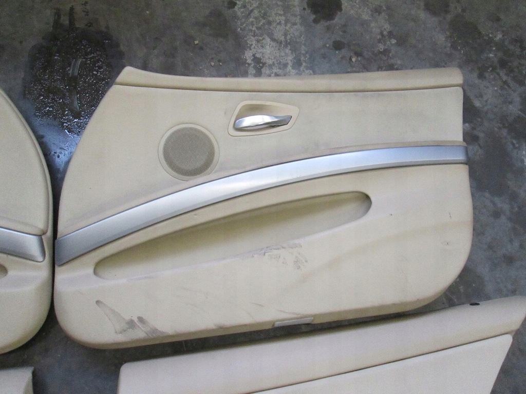 фото №8, Bmw e90 обшивка оббивка двері матеріал beż обшивки