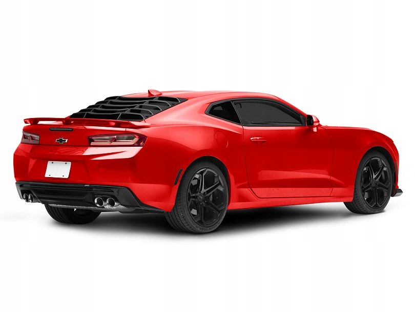 фото №11, Жалюзи стекло шторка чёрный mat camaro 2016-2022