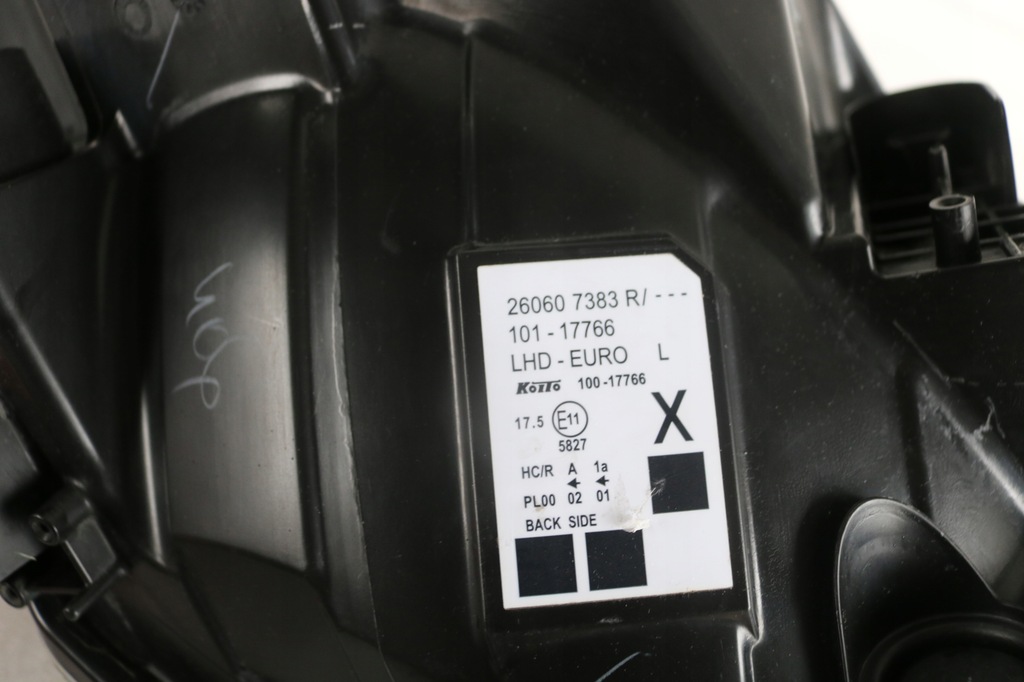 фото №8, Renault kangoo ii lift лампа левая перед передняя 260607383r