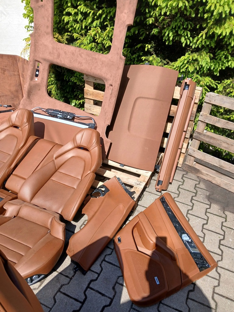 фото №14, Porsche panamera 971 turbo сидіння обшивки середина салон стеля килимки