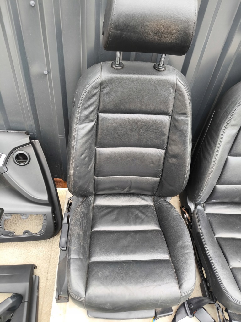 фото №12, Сидіння сидіння комплект audi a6 c6 шкіра підігрів бардачки mc donalds