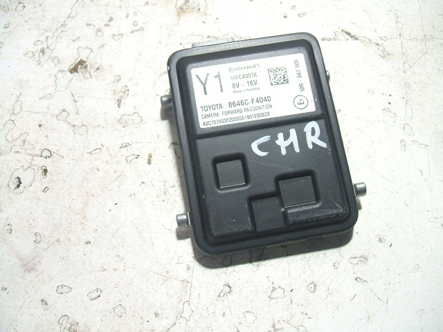 фото №1, Toyota c-hr chr модуль блок управления радар камера с стекло ассистент поперечина движения