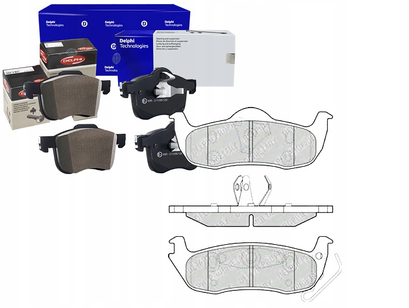 фото №1, Delphi гальмівні колодки гальмівні jeep commander grand chero