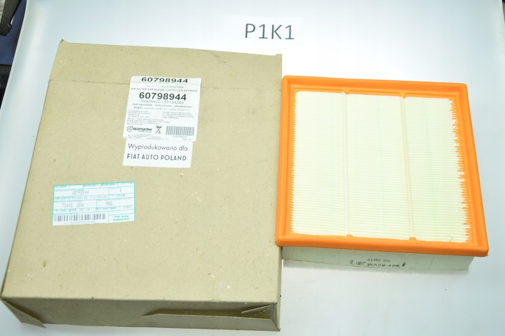 фото №1, Fiat doblo ii linea фільтр повітря 60798944