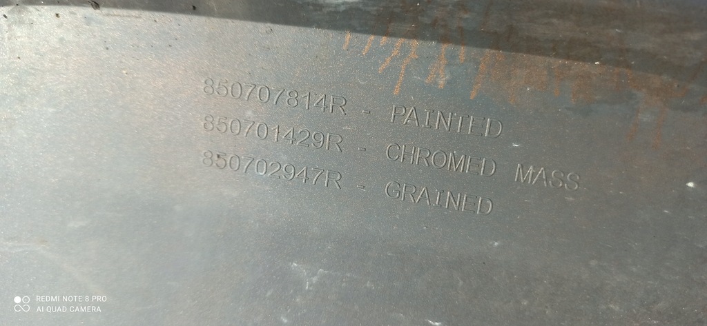 фото №9, Captur ii накладка спойлер бампера задня 850707814r