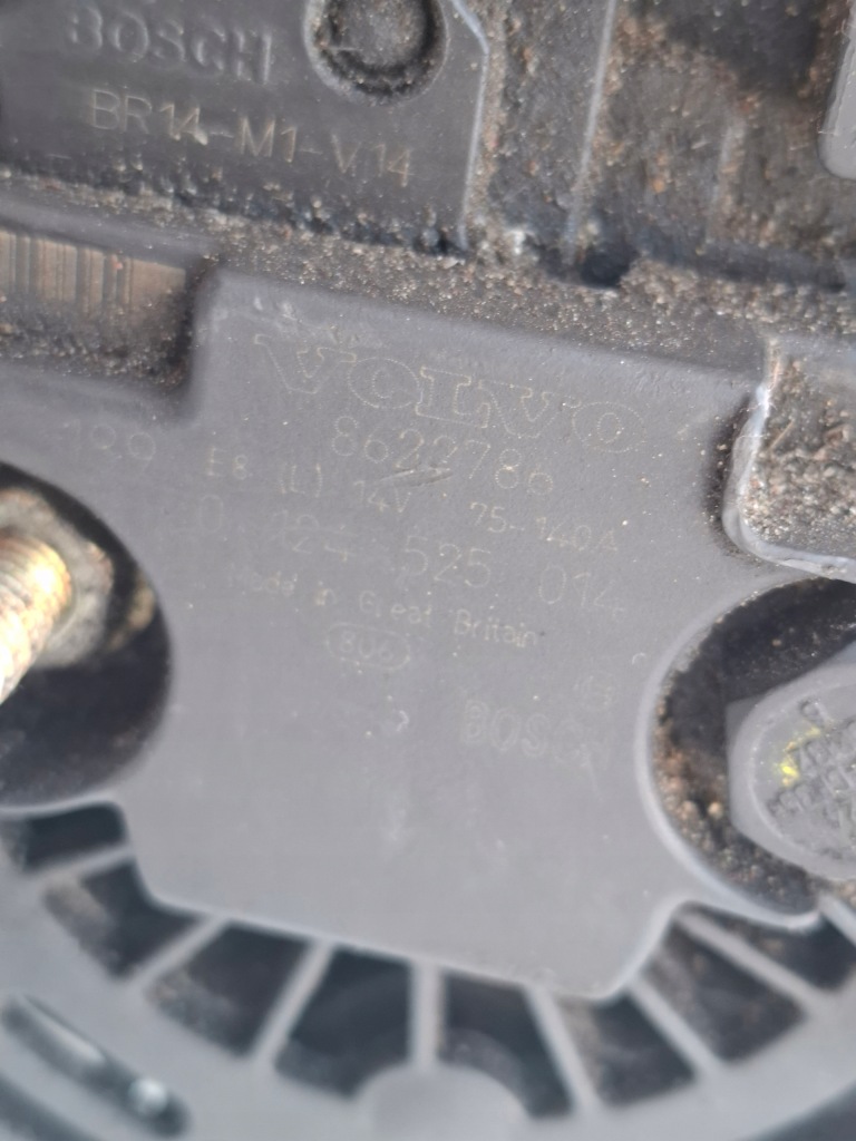 Генератор volvo 2.0 t 0124525014 Оригинал