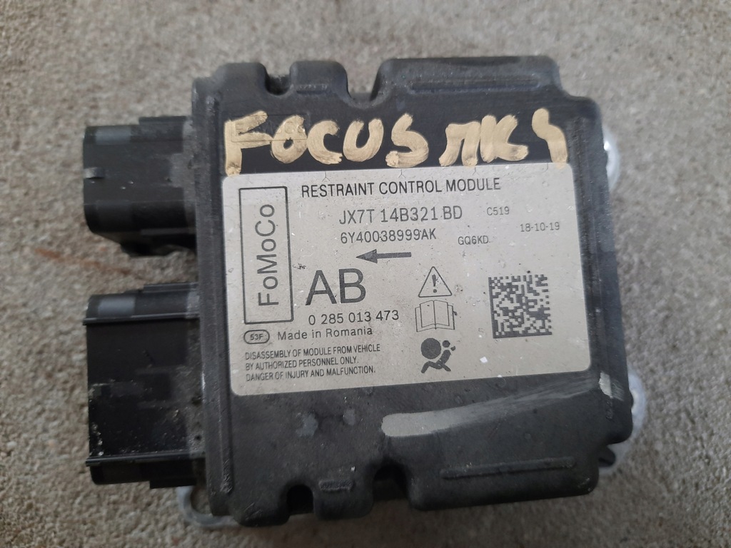 фото №1, Датчик подушок повітряних ford focus mk4