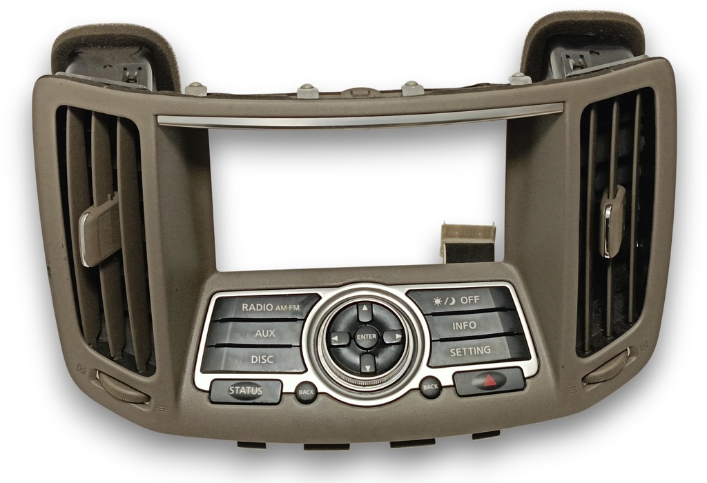 фото №1, Панель радио srs рамка дисплея решётки обдув infiniti g35 lift g37 q60