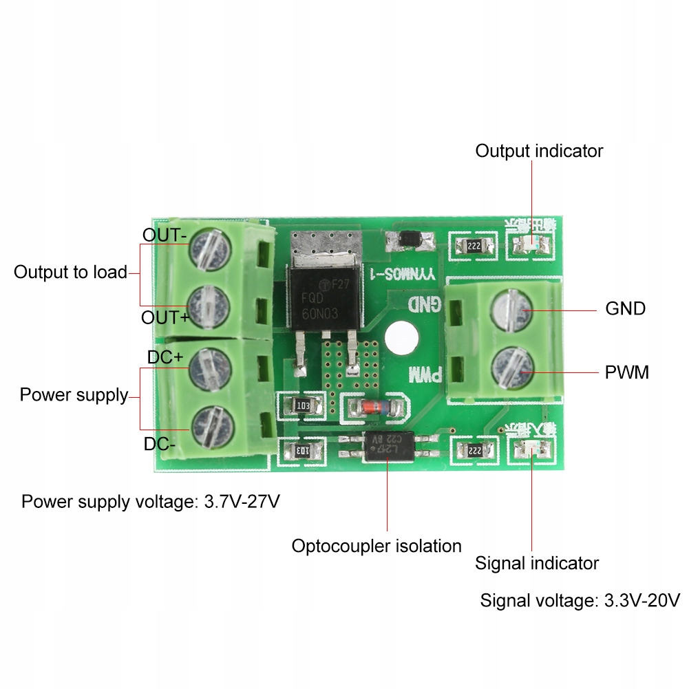 фото №6, Модуль pwm mos fet модуль pwm fet