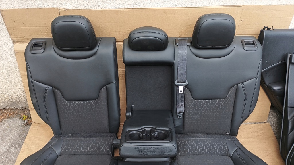 фото №12, Jeep compass ii 19r сиденья заднее сиденье обшивки дверь полукожа