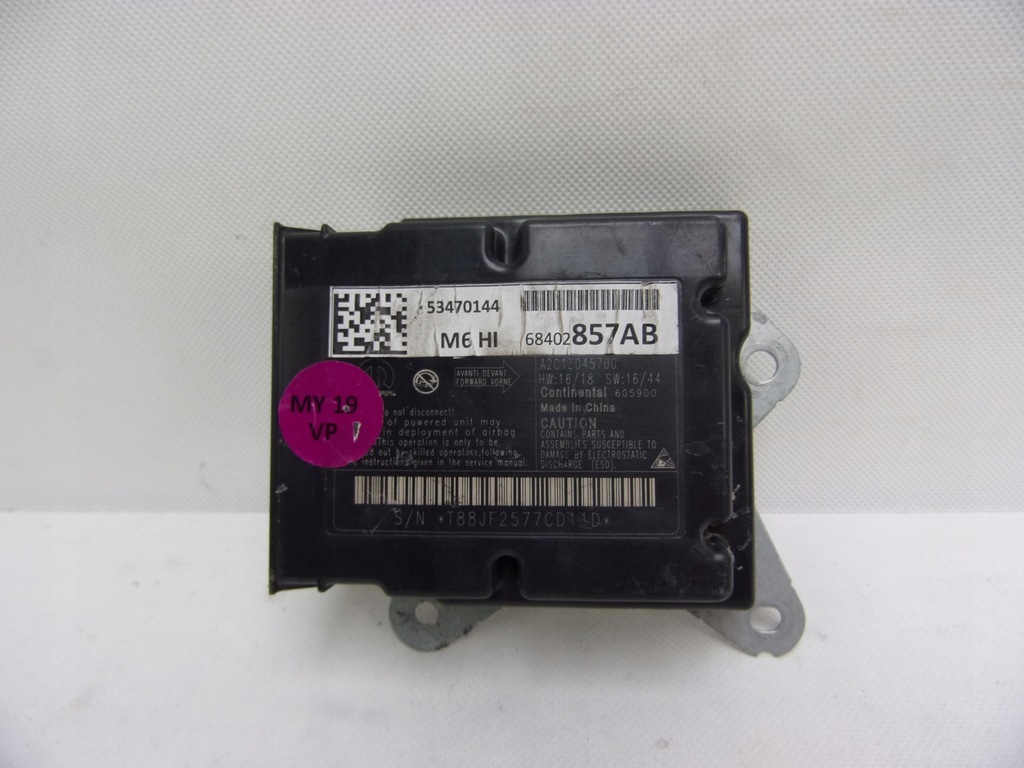 фото №1, Jeep compass ii 17- датчик модуль подушка безопасности 68402857ab