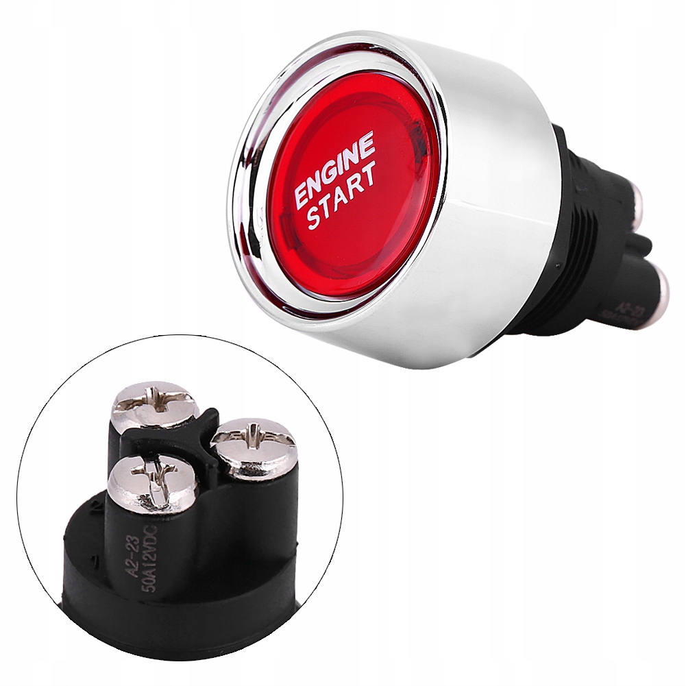 фото №16, Кнопка 12v 50a двигун запуск запалювання стоп led
