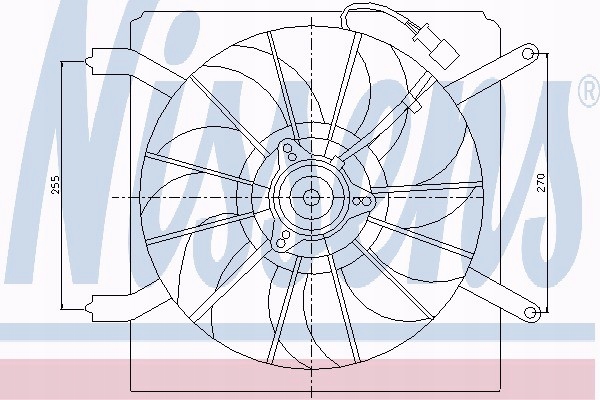 фото №2, Вентилятор радіатора honda