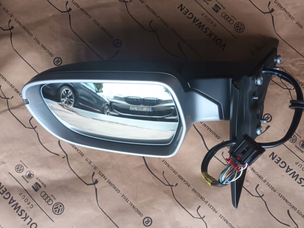 фото №13, Audi a5 8t lift sportback зеркало правое 14 pin фотохромный lz7g l5l5 20 km