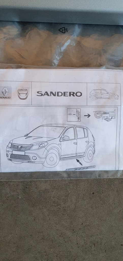 фото №6, Новий org поріг лівий накладка накладка dacia sandero 7711425592