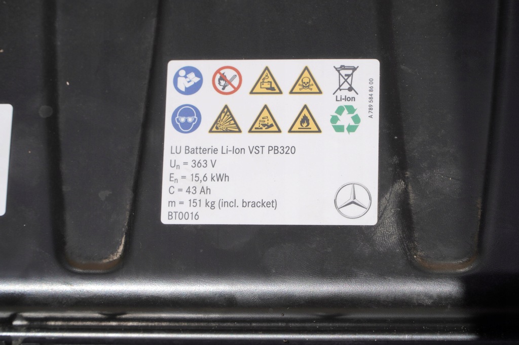 фото №8, Акумулятор a1773402300 a1779024120 43 ah 15.6 kwh 363v mercedes gla 250e 20-