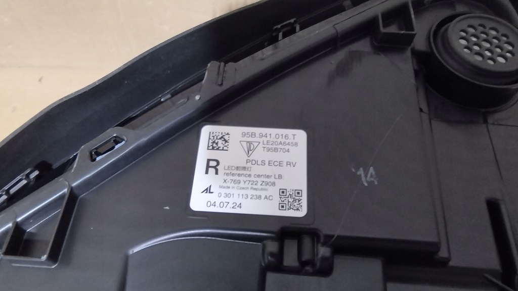 фото №7, Лампа porsche macan lift 2 ii full led комплектна права 95b941016t