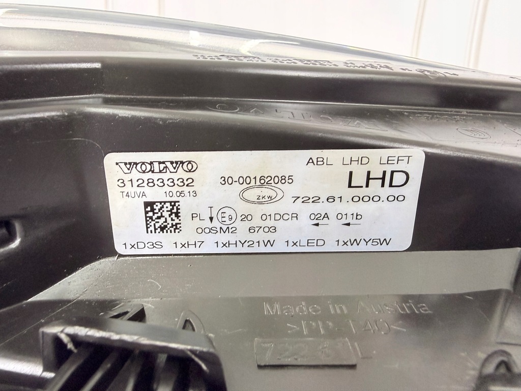 фото №12, Лампа перед передня ліва volvo v40 ксенон