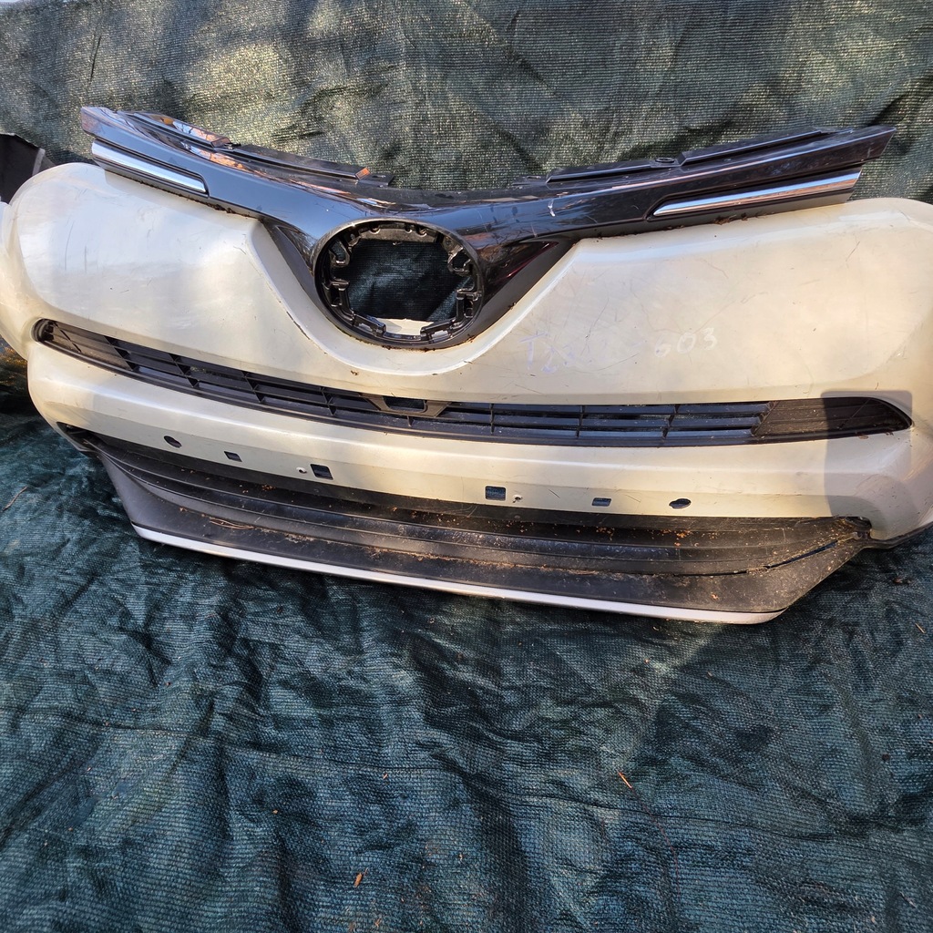 фото №10, Бампер передний 4pdc bez омывателя i противотуманных фар toyota c-hr chr c-hr