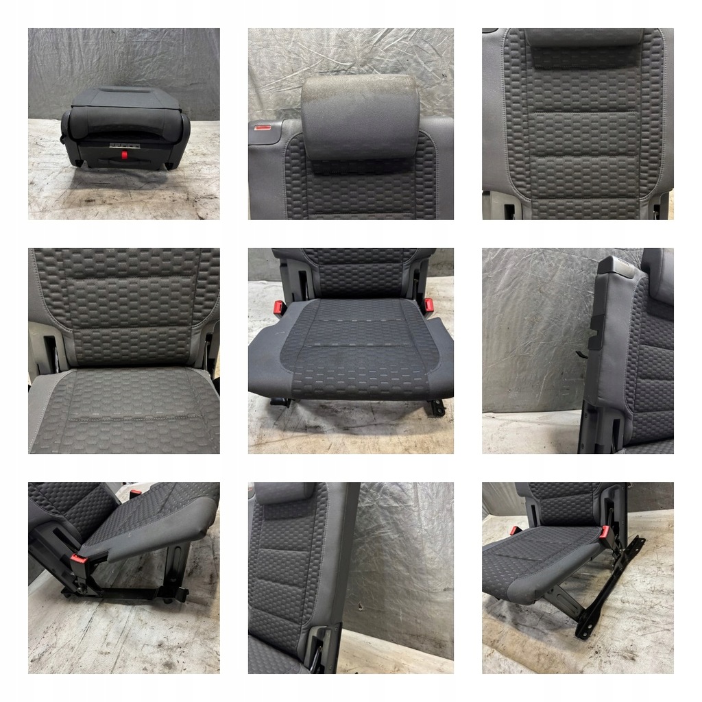 фото №12, Сиденья передние заднее сиденье задняя сиденья trzeci ряд volkswagen touran i lift