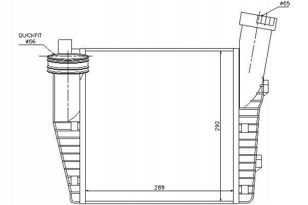 Интеркулер nissens 96687 Цена