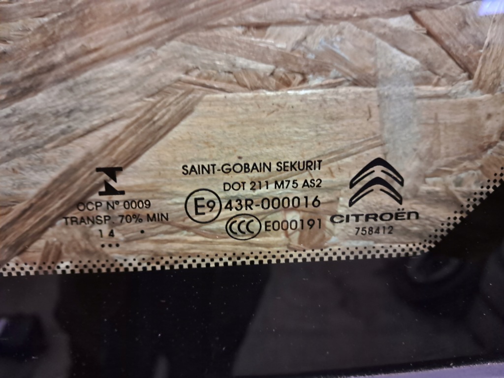 фото №4, Citroen c4 picasso ii короткий скло кузовна ліва lub права перед