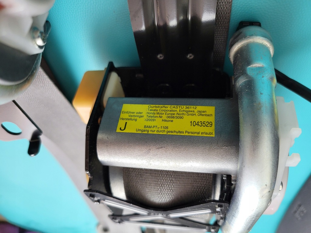 фото №6, Honda insight ii 10r подушка повітряна air bag ремені комплект europa