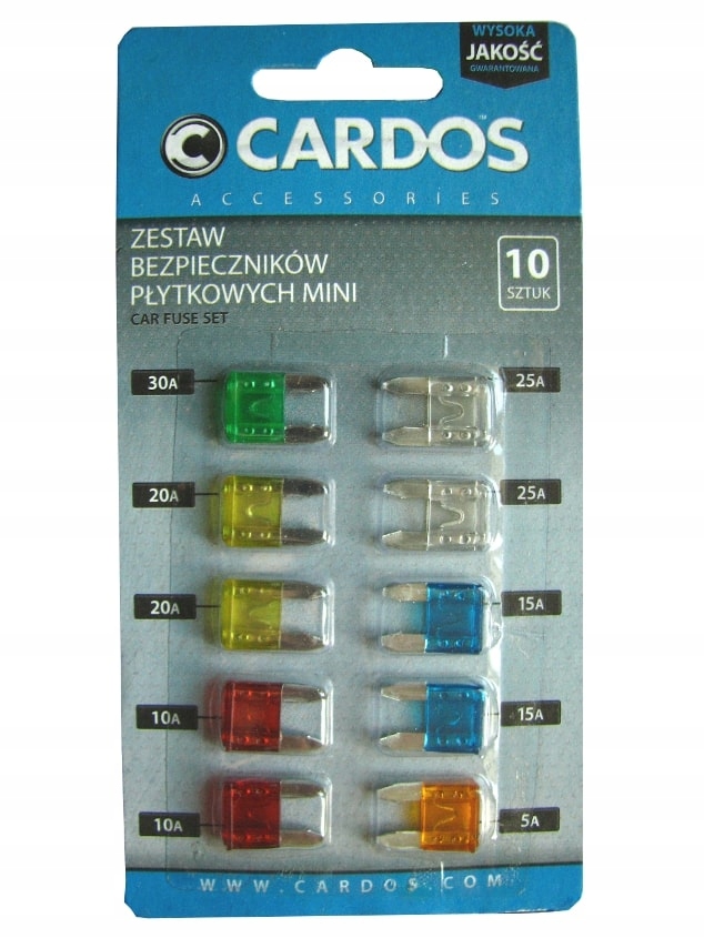 фото №1, Набор предохранителей mini 10szt 30-100a k2
