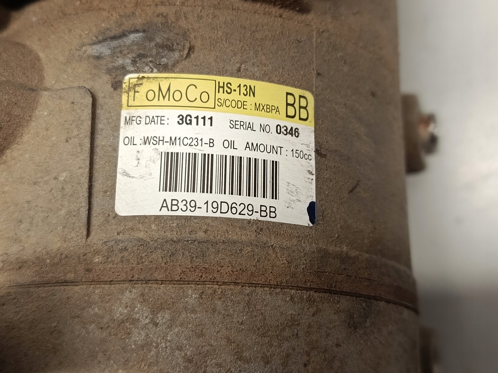 фото №10, Компресор компресор кондиціонера ford ranger iv 2.2 tdci ab3919d629bb