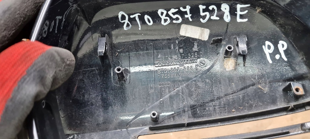 фото №9, Audi a4 s4 b8 8k корпус дзеркало зовнішнього двері передніх 8t0857528d