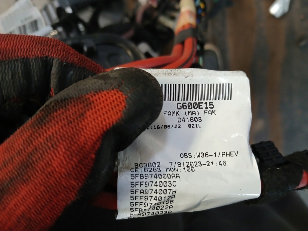 фото №13, Джгут електропроводка трубопровід двигуна cupra formentor 1.4 e-hybrid