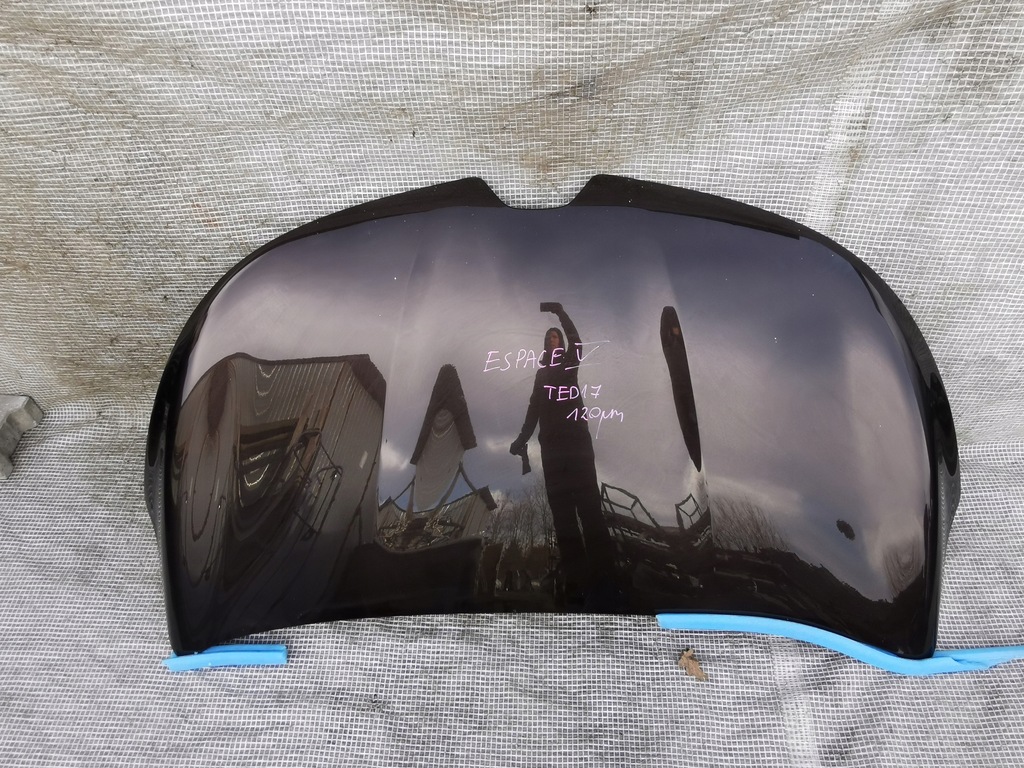 фото №11, Espace v 5 14-19 крышка двигателя капот idealna w цвет ted17 коричневая